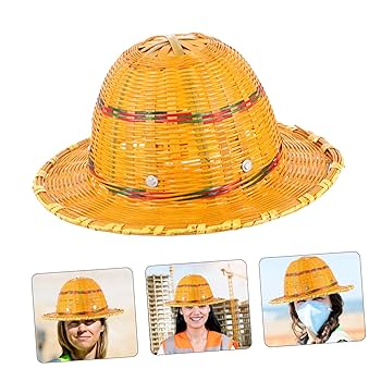 Amazon.com : MERRYHAPY Outdoor Hard Hat Hat Woven Helmet